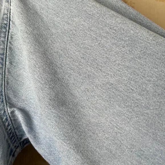 Vintage 90s Harley-Davidson Denim Shirt | Distressed Grunge Wash | Size L - Picture 5 of 8